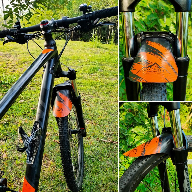 NICEDACK Bike Fender, Adjustable MTB Mud Guard, Front and Rear