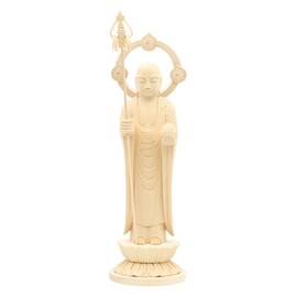 木彫 Buddha Sutra of the yin Statue Circle 光背 Circle Base 6 Dimension 桧木
