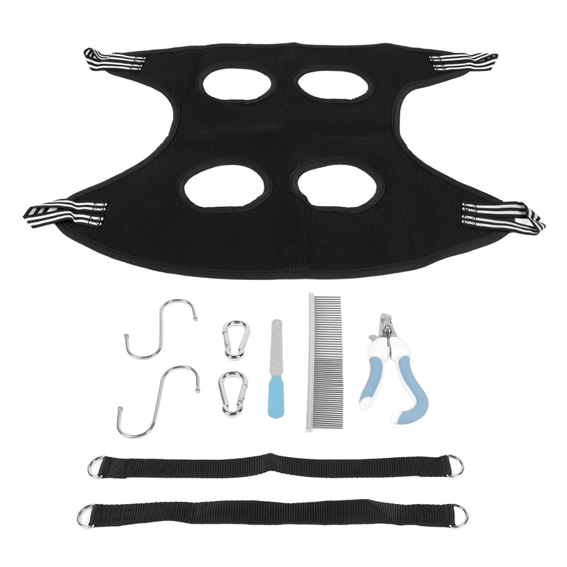Dog Grooming Hammock Set Breathable Safe Restraint Bag Pet Grooming