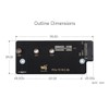 Waveshare PCIe to M.2 Adapter (B), Supports NVMe Protocol M.2