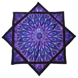 Flowstar dapo flowchakra double-sided printing with large flowing waves of stars with fluorescent effect Room Decor Decoration - Colour: 5