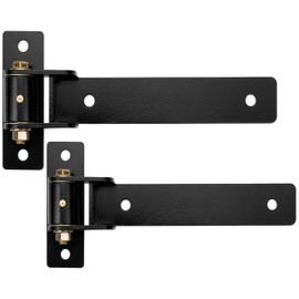 13'' Heavy Duty Strap Gate Hinges 900 LBS,180° or 90° Smooth Open Hinge | 2Pcs Thick Steel Weld/Bolt-On Hinges,Built-in Bearings for Wooden/Metal Gates,Fence,Shed,Barn,Garden Gates(Patent Pending)