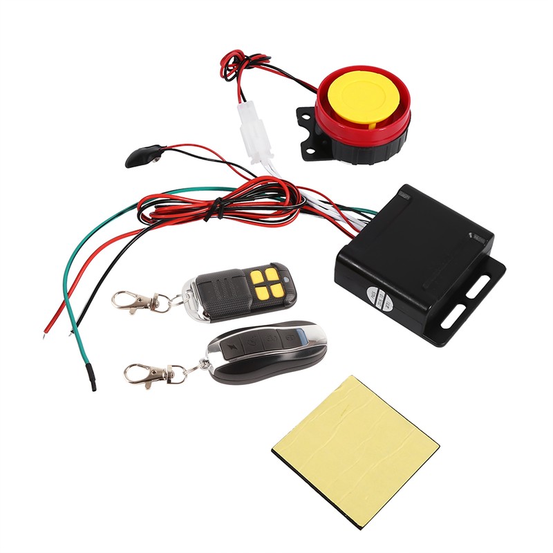 Motorcycle Bike Anti Theft Security Alarm System Remote Control 12V