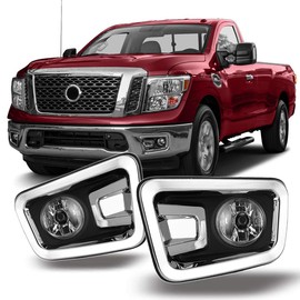 Winjet WJ30-0474-09 OEM Series for [2016-2018 Nissan Titan] Driving Fog Lights + Switch + Wiring Kit