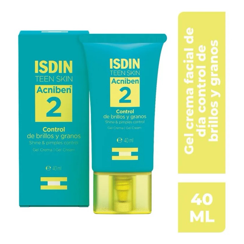Isdin Acniben control De Brillos Y Granos Gel Crema Fac 40ml