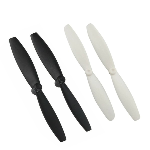 2 Pairs 65MM Black+White Blade Propeller for Parrot Mini Drone 3 Mambo Swing RC Quadcopter