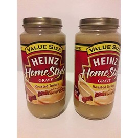 HEINZ HOMESTYLE Roasted Turkey Gravy, 18 oz (2 packs)