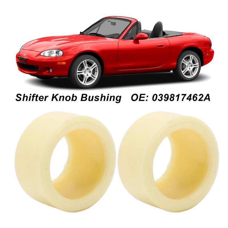 2pcs Gear Shifter Knob Bushing 039817462A ABS OE Design Replacement