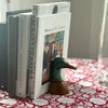 Fox Run Duck Decorative Bookend Set, 100% Iron, 4.25” x