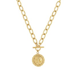 NOELANI Women's Stainless Steel Necklace/925 Sterling Silver Necklace in Jewellery Gift Box, Stainless steel, Stainless Steel, No Gemstone