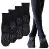 Yoga Pilates Non Slip Socks with Grips for Women (4