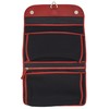 GERMANUS Tomke Toiletry Bag Makeup Bag Leather Red, red, Contemporary