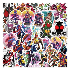 50 pieces for Kamen Rider Stickers Set, Cute for Kamen Rider Seals, Moe Goods, Notebook, Stickers, Popular, Anime Stickers, Fashionable Waterproof, Graffiti Stickers, DIY, Bicycle, Laptop,