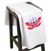 Abc Casa 50th Birthday Gift Towel with Embroidered Football Logo