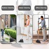 Yangbaga Long Handled Dust Pan and Broom Set for Home,Heavy