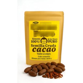 Semilla Grano Cacao Puro, Criollo Crudo 250gr Tabasco