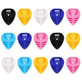 15-Piece Guitar Pick Storage Box, Portable Pick Box, Stickable Pick Box, Guitar Accessories.