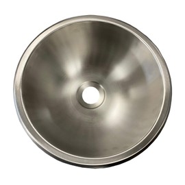 classAcustoms Class A Customs | 13inches Round Stainless Steel Sink | 300 Series Stainless Steel | RV Camper Motor Home Sink | Concession Sink | 22 Guage