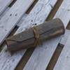 TOURBON Leather Roll Tool Pouch 10 Pockets Woodworking Carving DIY