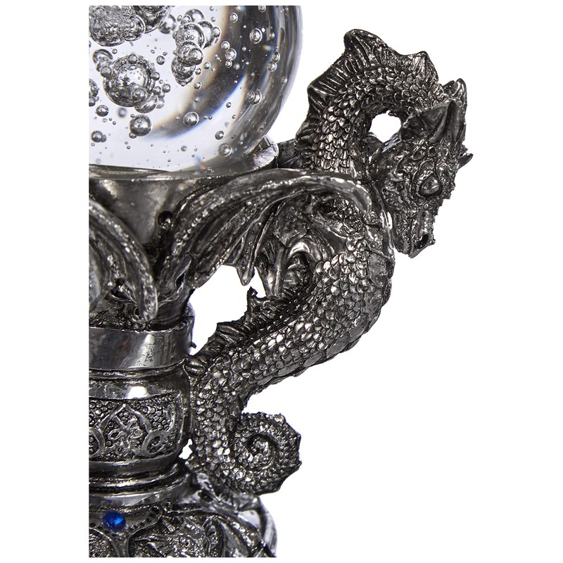 Design Toscano QS291672 Dragons of Corfu Castle Mystic Glass Globe