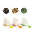 HIC Kitchen Silicone Tea Bag Infuser Set, Silicone, Set of