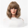 Sharebeauty Synthetic Bob Wig for Women Natural Wavy Curly Full
