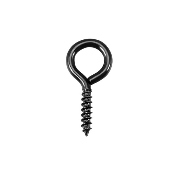 uxcell 0.07"x0.6" Screw Eye Hooks Self Tapping Screws Screw-in Hanger