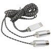 70.9in MIDI Cable to USB IN-OUT Converter Cable with Indicator