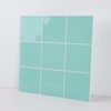 CASAPALACE Peel and Stick Glass Tile, Light Blue Square Mosaic