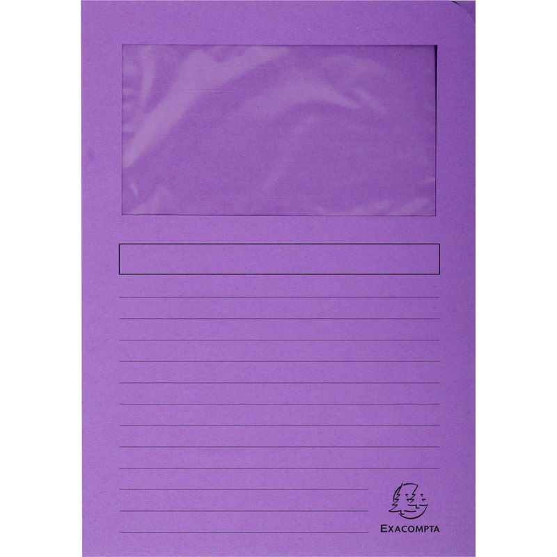 EXACOMPTA 50200E Wind Folder, Set of 10 Colors