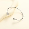 CREMATION JEWELRY FOR ASHES Stainless Steel Ashes Keepsake Cuff Bangle