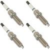 Aintier Set of 4 Double Iridium Spark Plugs Fit for