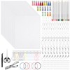 shynek 300 Pieces Shrinky Plastic Sheets Keychain kit, Including Shrinky