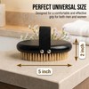 SERRENTO Dry Body Brush Handheld - Massage Tool Skin Brush
