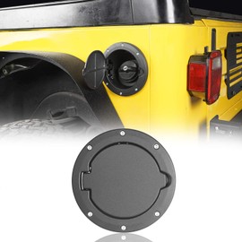 TJ Wrangler - Tapa de tapa de gasolina para llenado de combustible, compatible con Jeep Wrangler TJ 1997-2006