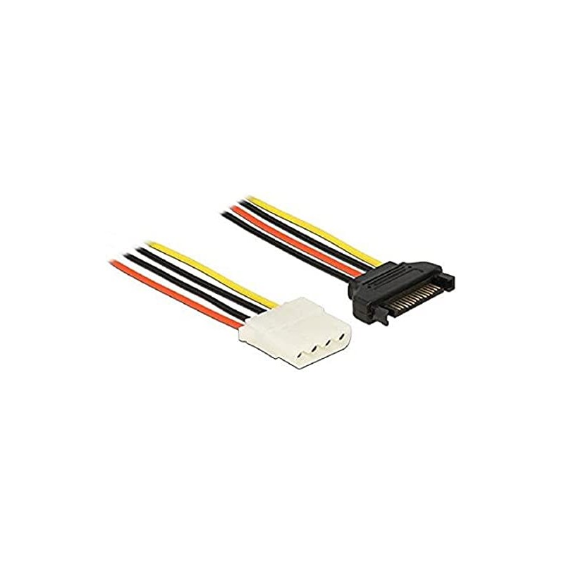 DeLock Power Cable SATA 15 Pin Female > 4 Pin