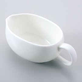 Narumi 9795-3189 Plus Serum Sauce Boat (For 1 Person), 4.3 fl oz (110 cc), Bone China
