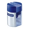 Staedtler Metal Single Hole Sharpener with Tub (511001BK)