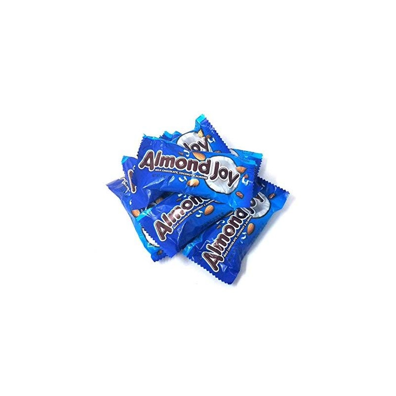 Almond Joy Bars, Milk Chocolate Coconut Filled Snack Size Treats,