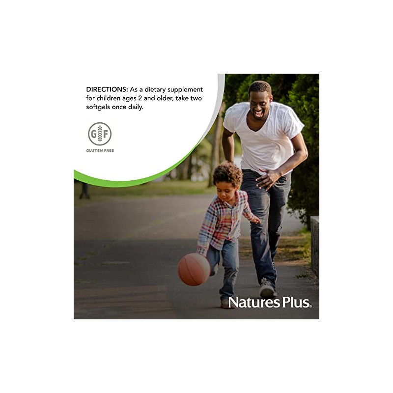 Natures Plus - Animal Parade Junior Omega 3-6-9 Lemon Flavor