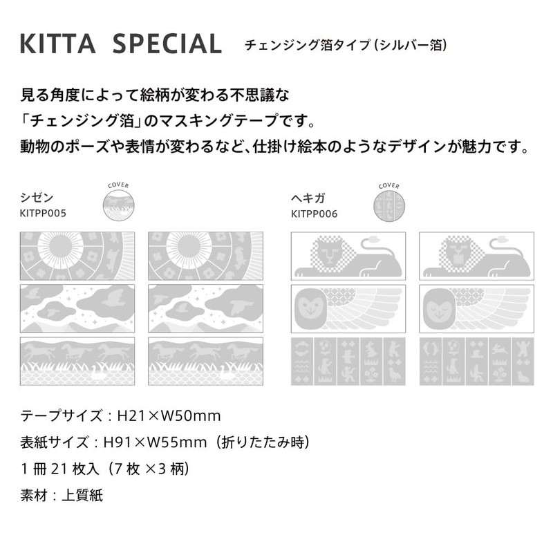 King Jim KITPP005 Masking Tape, Small Holdable Masking Tape, KITTA