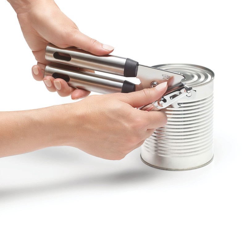 Starfrit Gourmet Steel - Can Opener - Built-in Bottle Opener