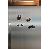 WIRESTER Set of 4 Fun Decorative Magnets for Home, Office,