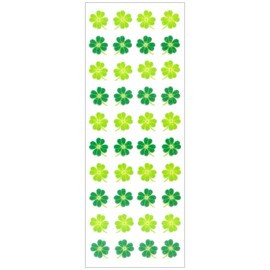 Okoyama Shokai HR792 Clover Stickers with Glitter 4 Rows