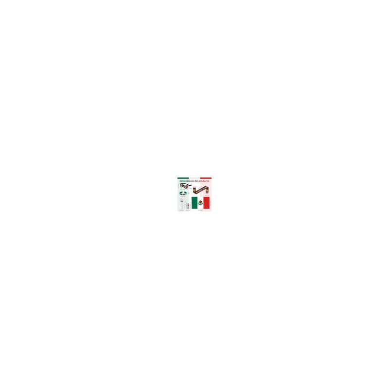 Kit Fiesta Aficionados Para Mundial México 2026, Bandera