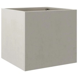 Silver 12.6"x11.8"x11.4" Stainless Steel Planter Flower Pots & Planters Productcolor: Silver1