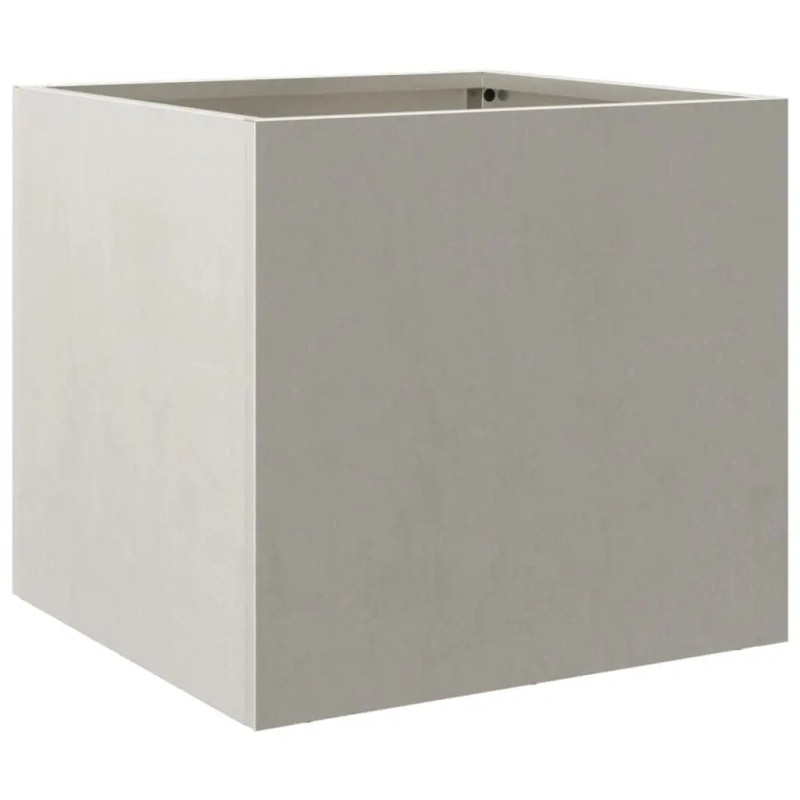 Silver 12.6"x11.8"x11.4" Stainless Steel Planter Flower Pots & Planters Productcolor: