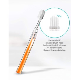 Supersmile Crystal Collection Toothbrush, Orange Sunstone