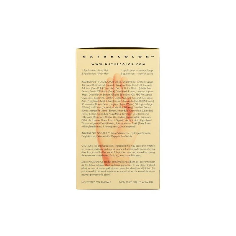 Naturcolor 4M Pomegranate castaño tinte para cabello, 4 onzas