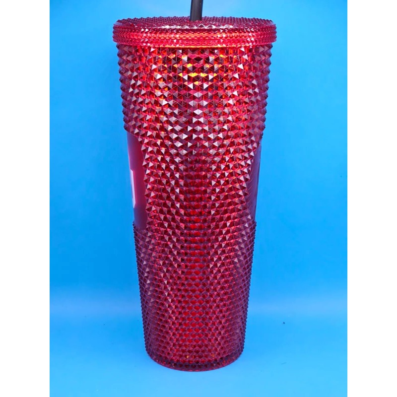 Starbucks Red Studded OU Oklahoma Sooners Tumbler Collegiate Series BRAND